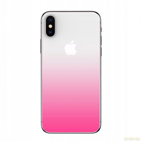 Full-glass Coloring Szkło hartowane ochronne na tył telefonu 9H + dwie folie na obiektyw do Iphone X EOL