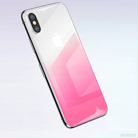 Full-glass Coloring Szkło hartowane ochronne na tył telefonu 9H + dwie folie na obiektyw do Iphone X EOL