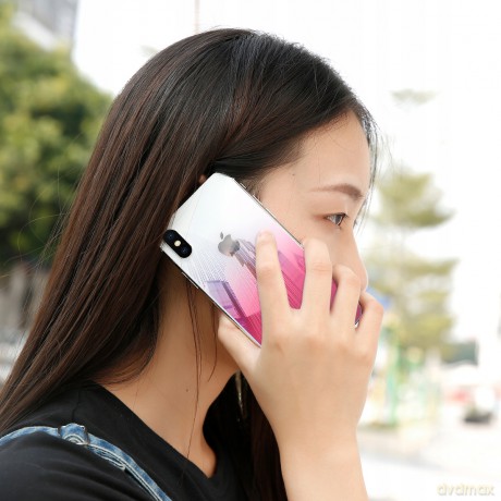 Full-glass Coloring Szkło hartowane ochronne na tył telefonu 9H + dwie folie na obiektyw do Iphone X EOL