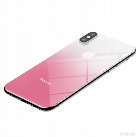 Full-glass Coloring Szkło hartowane ochronne na tył telefonu 9H + dwie folie na obiektyw do Iphone X EOL