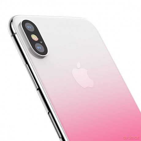 Full-glass Coloring Szkło hartowane ochronne na tył telefonu 9H + dwie folie na obiektyw do Iphone X EOL