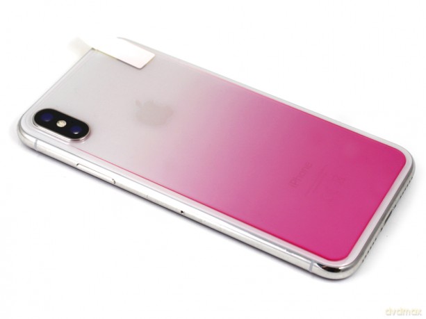 Full-glass Coloring Szkło hartowane ochronne na tył telefonu 9H + dwie folie na obiektyw do Iphone X EOL