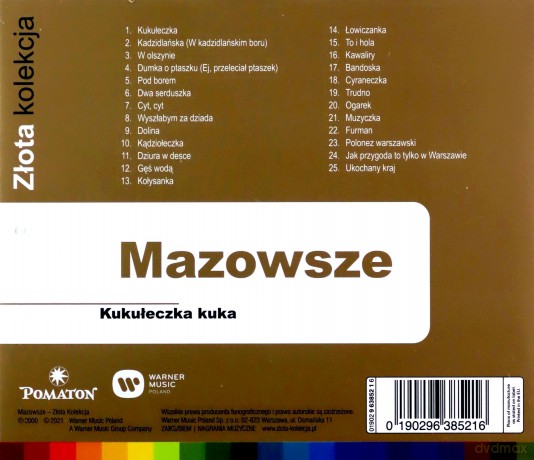 Zespół Pieśni I Tańca 'Mazowsze': Złota Kolekcja (Limited) [CD]