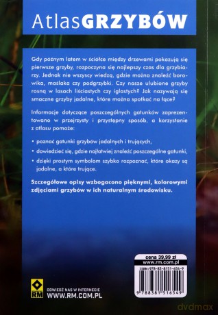 Atlas grzybów - Hanse E. Laux [KSIĄŻKA]