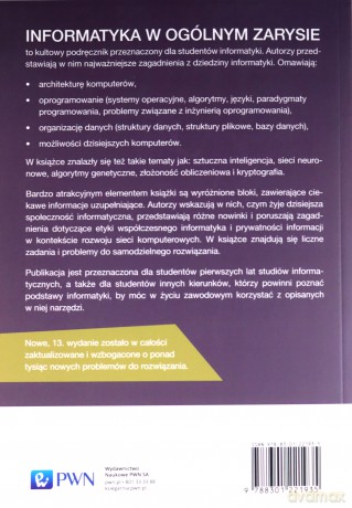 Informatyka w ogólnym zarysie - J. Glenn Brookshear, Dennis Brylow, Mariusz Rogulski [KSIĄŻKA]