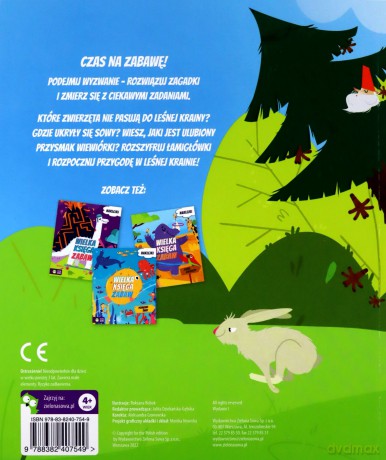 Leśna kraina. Wielka księga zabaw [KSIĄŻKA]