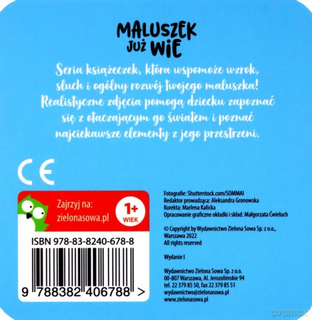 Owoce i warzywa. Maluszek już wie [KSIĄŻKA]
