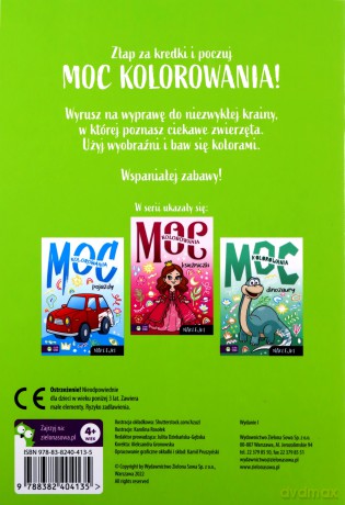 Zwierzęta. Moc kolorowania [KSIĄŻKA]
