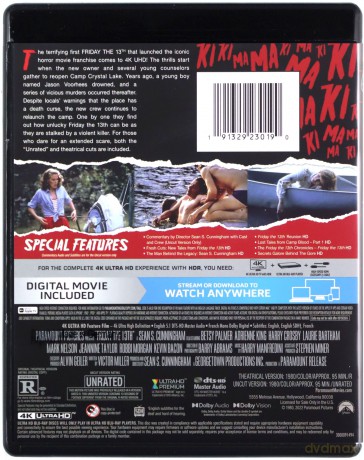 Friday the 13th (Piątek trzynastego) [Blu-Ray 4K]+[Blu-Ray]