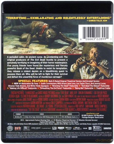 Evil Dead (Martwe zło) [Blu-Ray 4K]