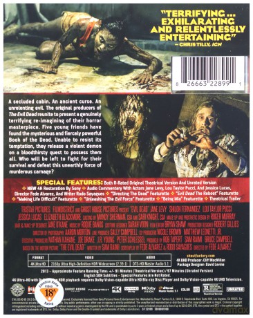Evil Dead (Martwe zło) [Blu-Ray 4K]