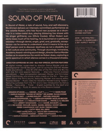 Sound of Metal [Blu-Ray 4K]+[Blu-Ray]