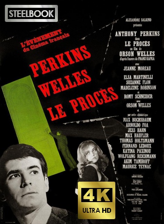 The Trial (Proces) (steelbook) [Blu-Ray 4K]+[Blu-Ray]