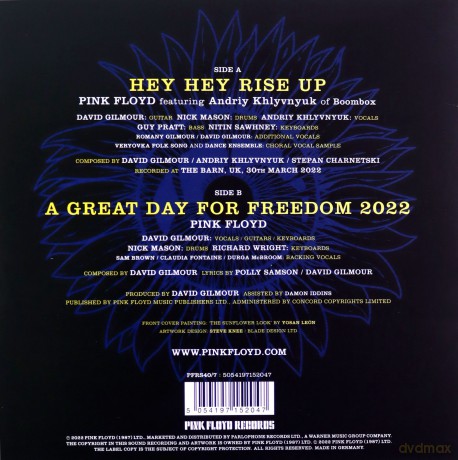 Pink Floyd: Hey Hey Rise Up (Feat. Andriy Khlyvnyuk Of Boombox) [Winyl]