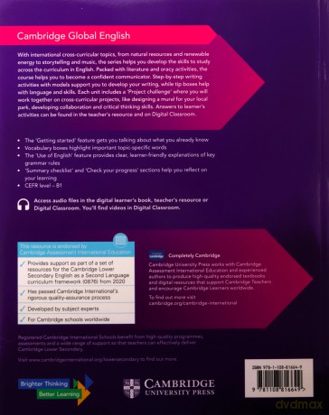 Cambridge Global English 8 Learner's Book with Digital Access - Chris Barker, Libby Mitchell [KSIĄŻKA]