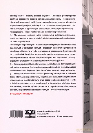 Kryminalne rozpoznanie penitencjarne - Marcin Krzywicki [KSIĄŻKA]