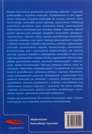 Obsługa i naprawa motocykli - Rafał Dmowski [KSIĄŻKA]