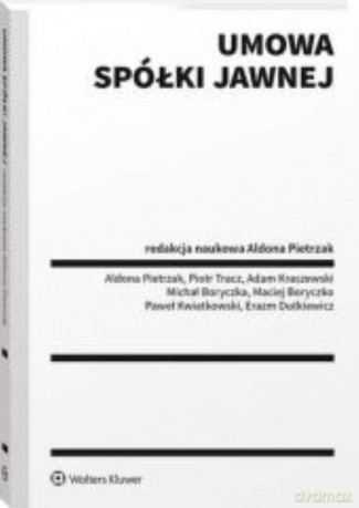 Umowa spółki jawnej [KSIĄŻKA]