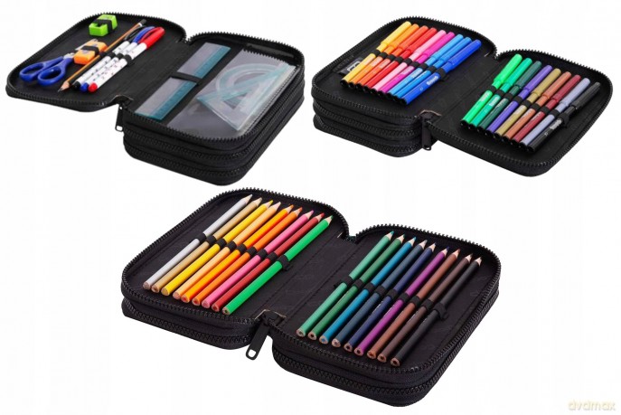 Piórnik potrójny z wyposażeniem Jumper 3 Croc E67607 CoolPack