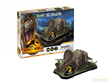 Jurassic World - Triceratops 3D [PUZZLE]
