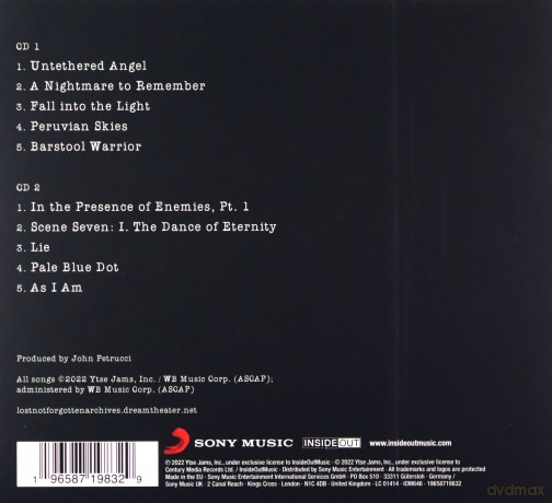 Dream Theater: Lost Not Forgotten Archives: Live in Berlin (2019) (digipack) [2CD]