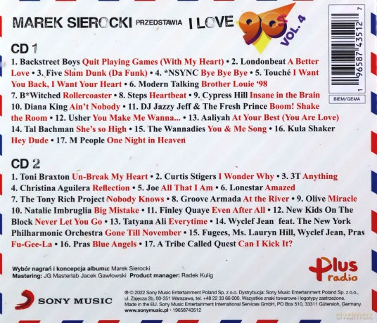 Marek Sierocki Przedstawia: I Love 90's vol. 4 [2CD]