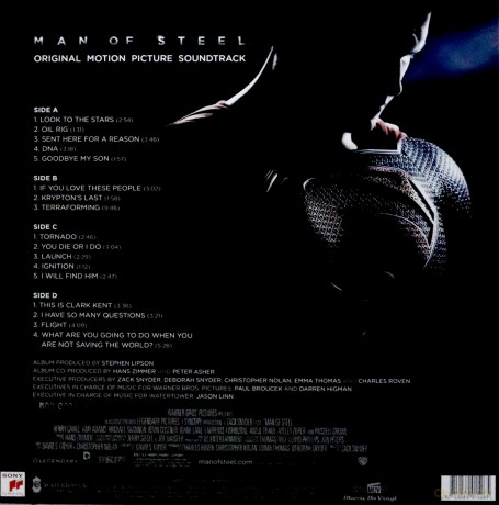 Man of Steel soundtrack (Człowiek ze stali) (Hans Zimmer) [2xWinyl]