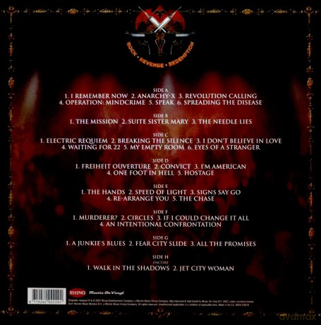Queensryche: Mindcrime at the Moore [4xWinyl]