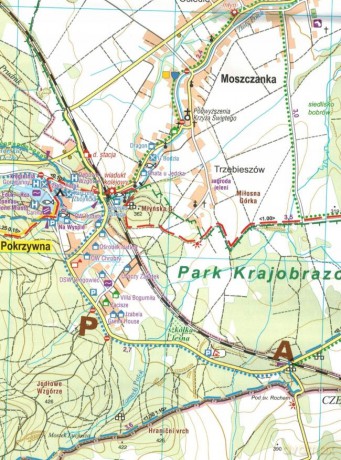 17 Góry Opawskie - mapa syntetyczna