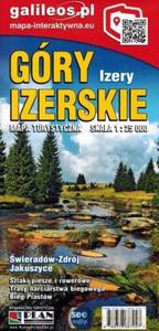 Mapa tur. - Góry Izerskie 1:25 000