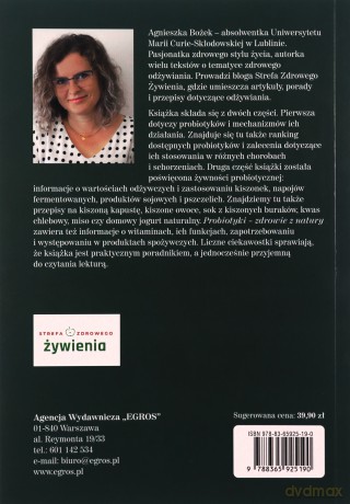 Probiotyki - zdrowie z natury. Preparaty. Produkty. Przepisy - Agnieszka Bożek [KSIĄŻKA]