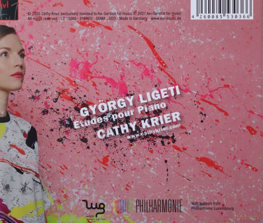 Cathy Krier: György Ligeti: Études pour Piano [CD]