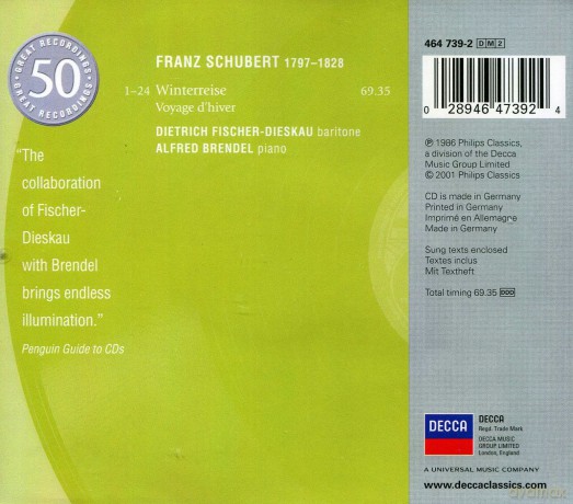 50 Philips: Schubert: Winterreise [CD]