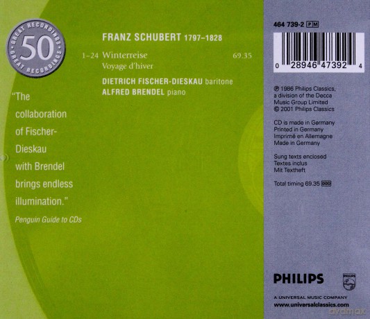 50 Philips: Schubert: Winterreise [CD]