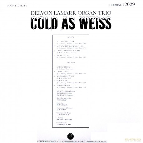 Delvon Lamarr Organ Trio: Cold As Weiss [Winyl]