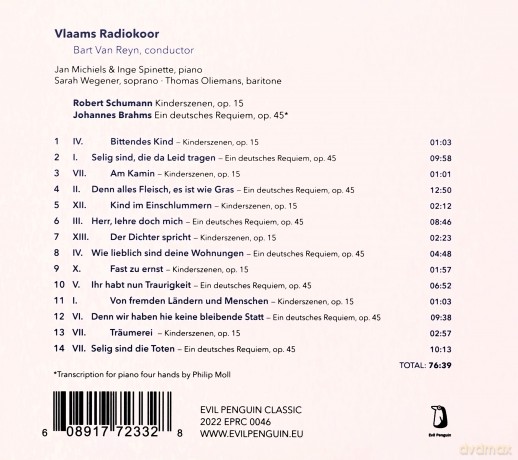 Vlaams Radiokoor: Brahms: Ein Menschliches Requiem [CD]