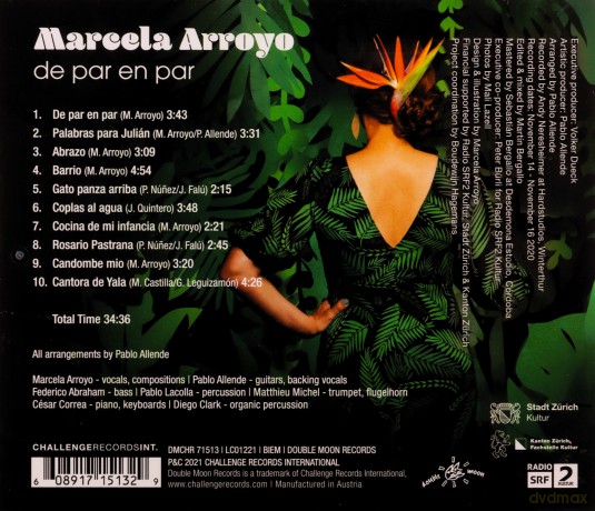 Marcela Arroyo: De Par en Par [CD]
