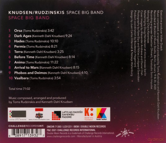 Knudsen/Rudzinskis Space Big Band: Space Big Band [CD]