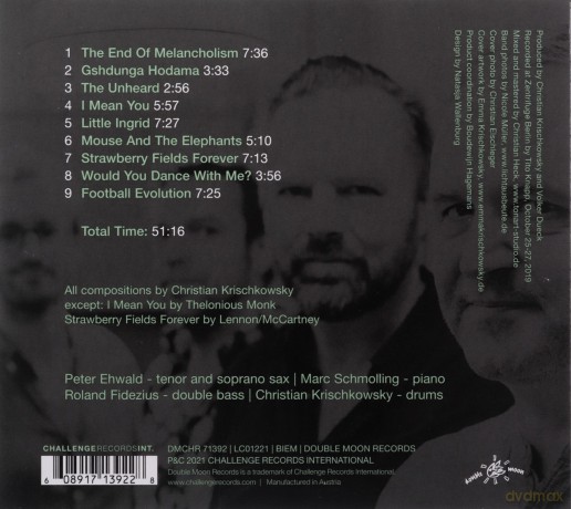 Christian Krischkowsky Quartet: The End Of Melancholism [CD]