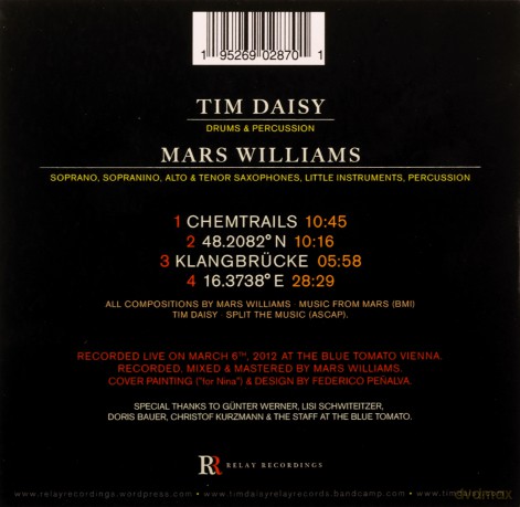 Mars Williams and Tim Daisy: Live From Vienna [CD]