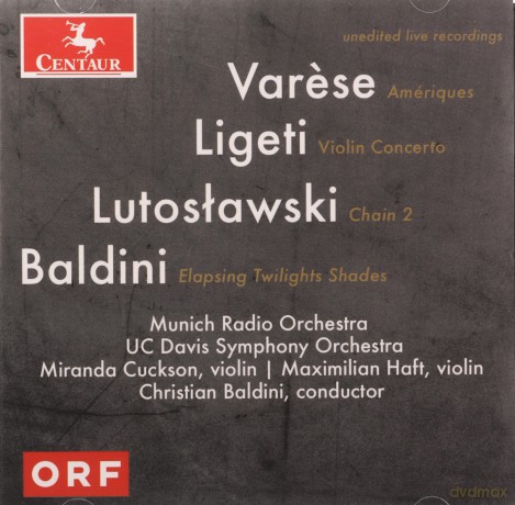 Christian Baldini: Varese, Ligeti, Lutoslawski, and Baldini [CD]