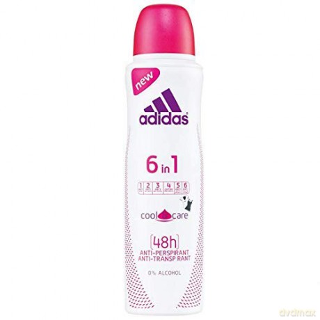 Adidas 6in1 - deodorant spray - Volume: 150 ml for women