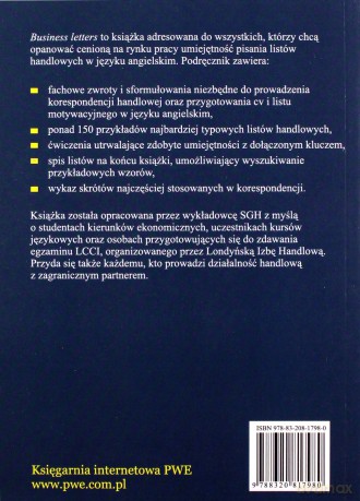 Business Letters - Barbara Pawłowska [KSIĄŻKA]