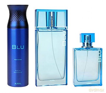 Ajmal Blu - EDP 90 ml + deodorant 200 ml + cologne 100 ml for men
