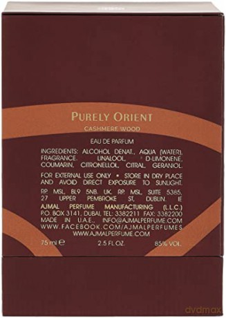 Ajmal Purely Orient Cashmere - EDP - Volume: 75 ml unisex
