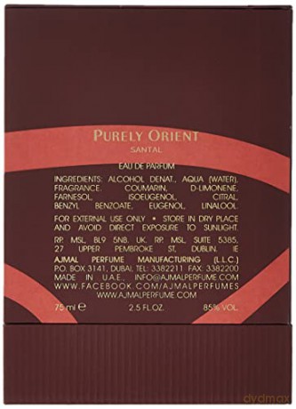 Ajmal Purely Orient Santal - EDP - Volume: 75 ml unisex