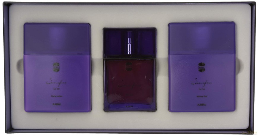 Ajmal Sacrifice For Her - EDP 50 ml + body lotion 225 ml + shower gel 225 ml for women
