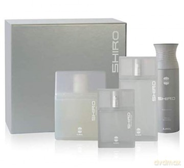 Ajmal Shiro - EDP 90 ml + shower gel 225 ml + deodorant 200 ml + cologne 50 ml for men