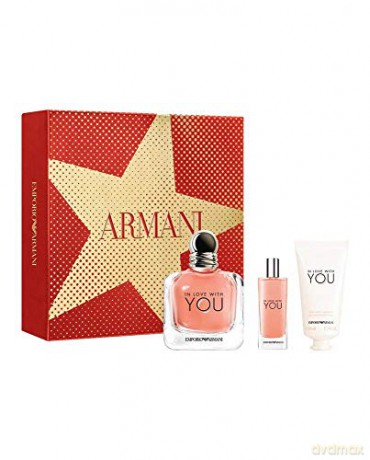 Armani Emporio Armani In Love With You - EDP 100 ml + EDP 15 ml + hand cream 50 ml for women