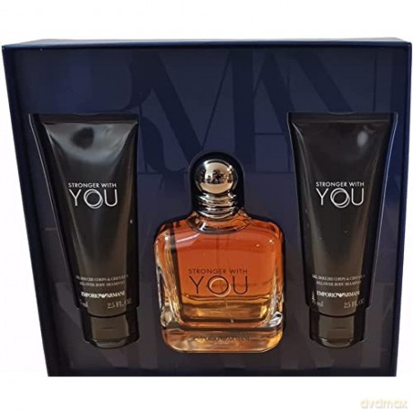 Armani Emporio Armani Stronger With You - EDT 100 ml + 2 x shower gel 75 ml for men